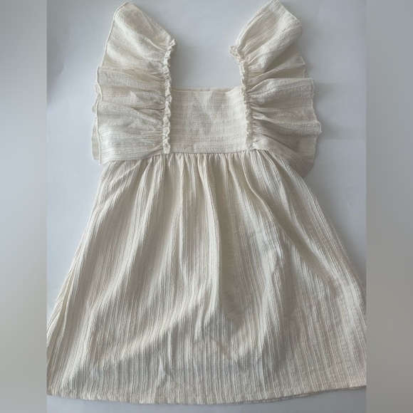 Zara Other - Zara girl ruffle dress Cream Color